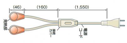 凍結防止ヒーター PTC-2/1個｜フカオ産業株式会社｜滋賀県近江八幡市に