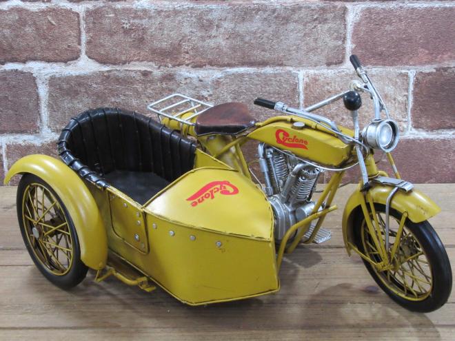 ブリキのおもちゃ（side car yellow)｜季節・イベント｜株式会社 東洋石創